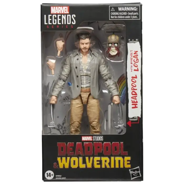 Marvel Legends Series Deadpool & Wolverine - Headpool koos Marvels Logani figuuriga 15cm