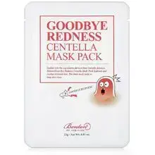 Benton Goodbye Redness Centella Cica Mask Pack - Soothing sheet mask for problematic skin, acne