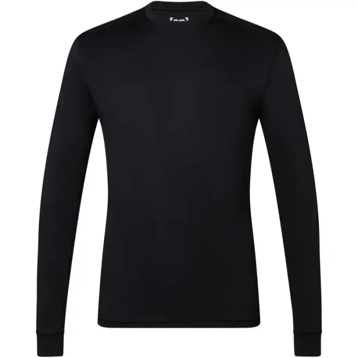 Super.natural Tundra175 LS Long-Sleeve Shirt in Black, Size: M - Rozmiar: L