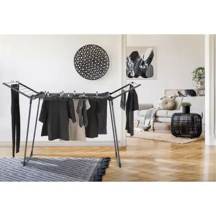 LEIFHEIT Veļas žāvētājs Pegasus 150 Solid Black Foto 4