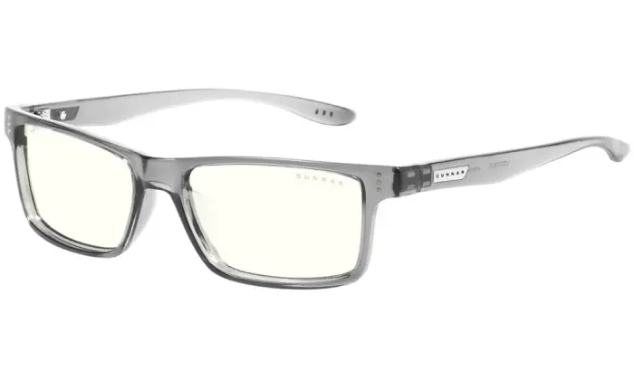 GUNNAR kontori/mängu dioptriaalprillid VERTEX READER GRAY CRYSTAL * selged läätsed * BLF 35 * dioptrit +1