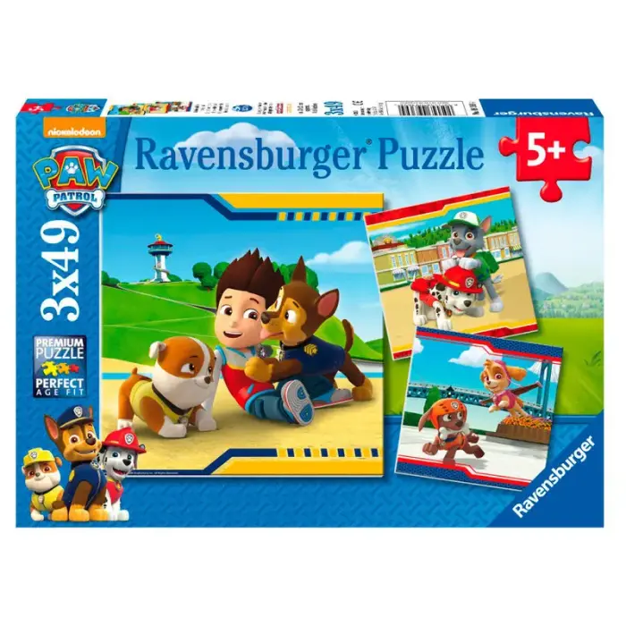 Paw Patrol Puzzle 3x49 Pieces