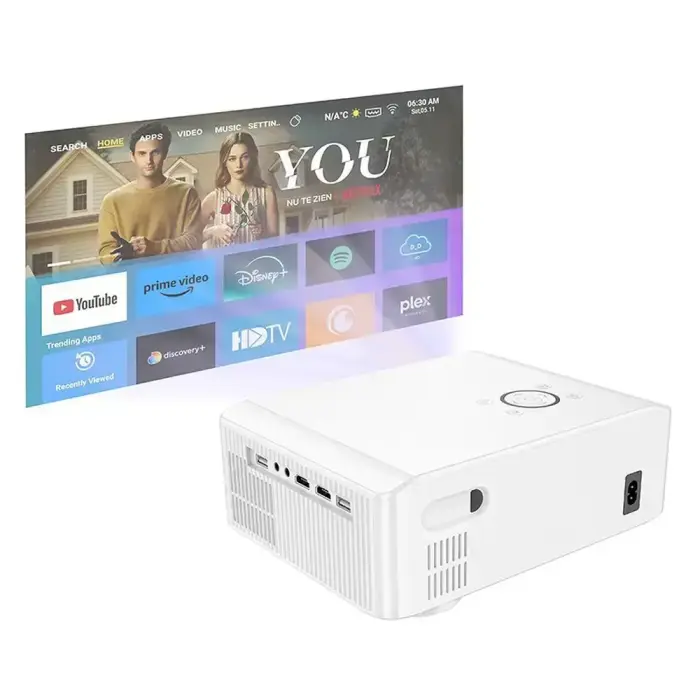 Projector Full HD Hoco with Android software Wi-Fi Bluetooth 1080P DT3 white Photo