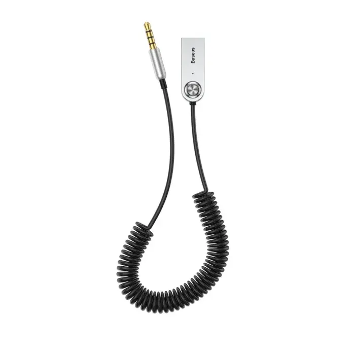 Baseus BA01 Bluetooth 5.0 audio uztvērējs AUX adapteris – Melns