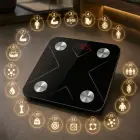 Bathroom analytical scale bluetooth glass lcd — Photo 9