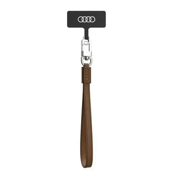 Audi Universal Phone Lanyard 28cm 10mm Leather – Brown