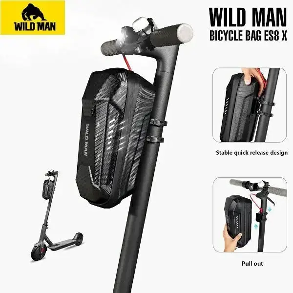 WILDMAN ES8XMax paspirtuko dėklas / rėmo krepšys - Juodas