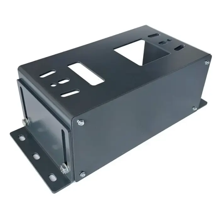 Mounting base 15.5-24cm GALVANIZED RAL7016 for NICE, FAAC, GENIUS, BENINCA, KEY, CAME, ROGER drives