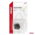Round switch with yellow light AMIO-03962 — Photo 5