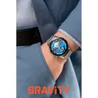 Smartwatch Gravity Silver Bracelet + Strap GT10-6 — Foto 3