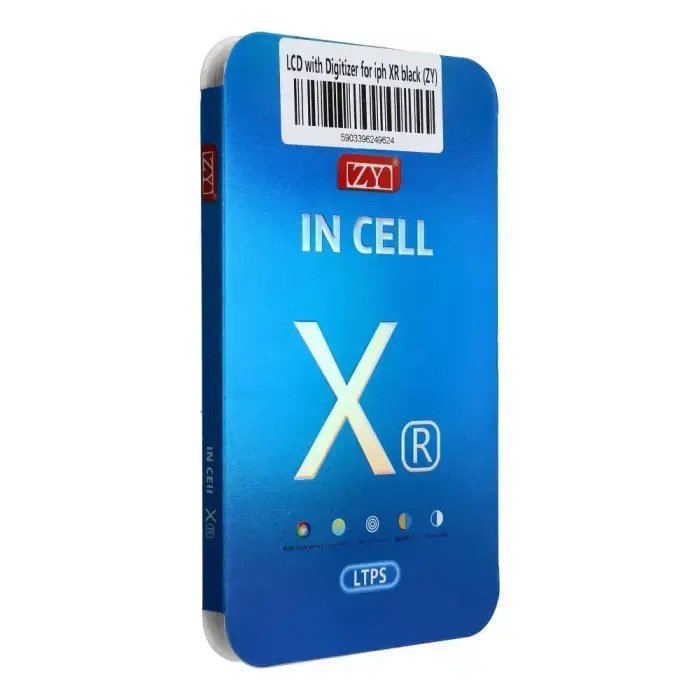 LCD-ekraan iPhone Xr digiteerijaga, must (ZY-LTPS)
