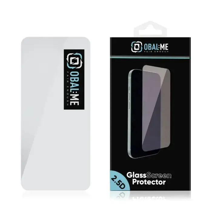 OBAL:ME 2.5D Glass Screen Protector for Xiaomi Redmi Note 17 4G/5G Clear