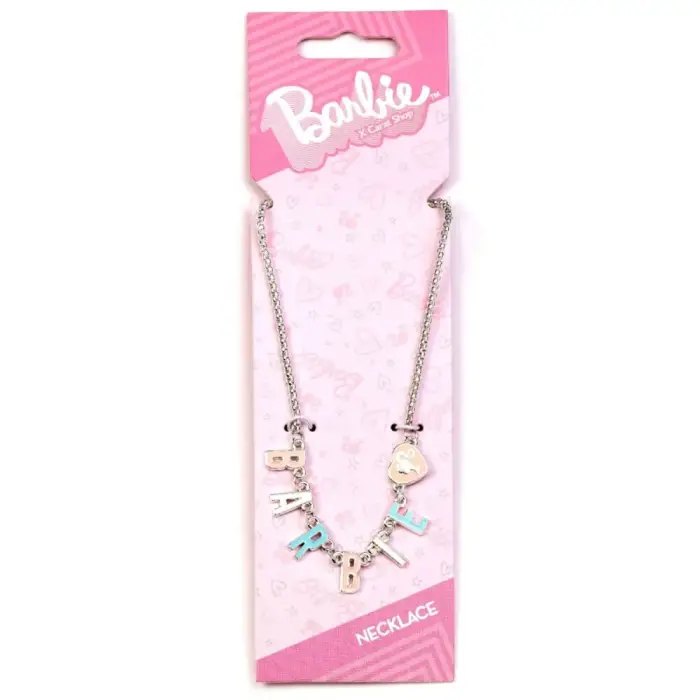 Колье с буквой Barbie