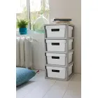 Kumode uz riteņiem ar 4 kastēm  Foto 3