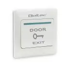 Qoltec Exit Button | white Photo