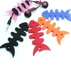 Fish-shaped headphone cable wrap – black — Photo 7