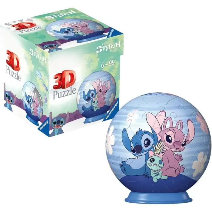 Disney Stitch & Angel 3D pusle 54 tk