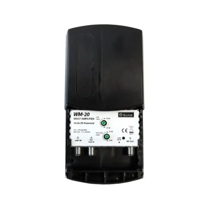 WM-20 UHF VHF DVB-T2 5G PROTECTED Telkom Telmor mast amplifier