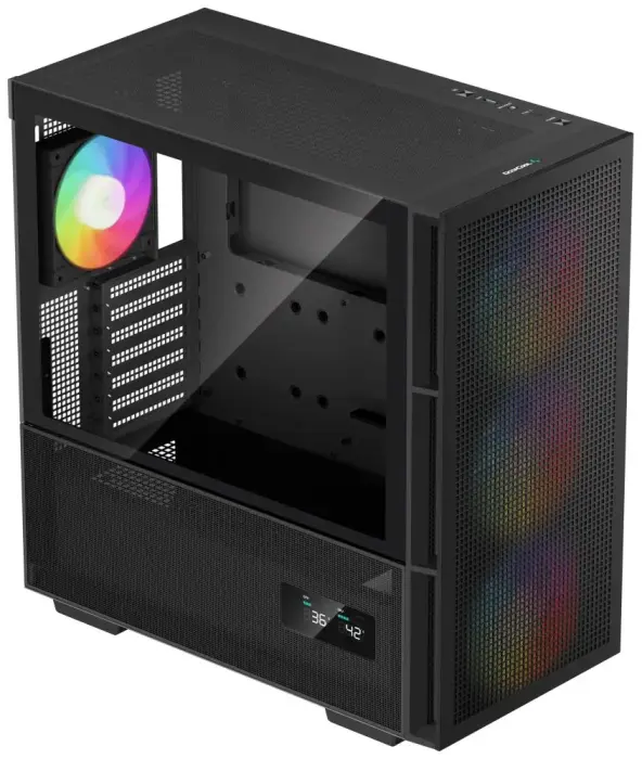 DEEPCOOL arvutikohver CH560 / MidT/ 3x140 a 120mm ARGB fan / USB 3.0 / tvrzené sklo / valge