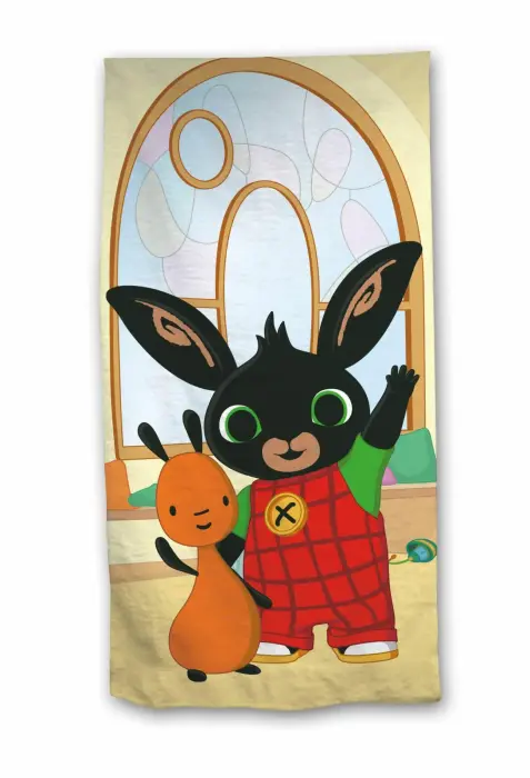 Kids Beach Towel 70x140 cm Bing Bunny Hoppit Beige