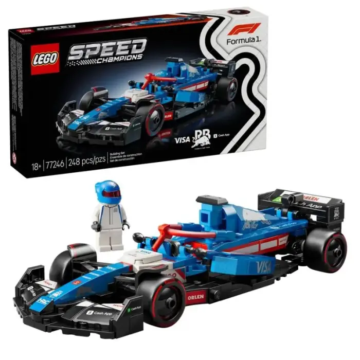 LEGO Speed Champions 77246 F1® Bolide Visa Cash App RB VCARB 01