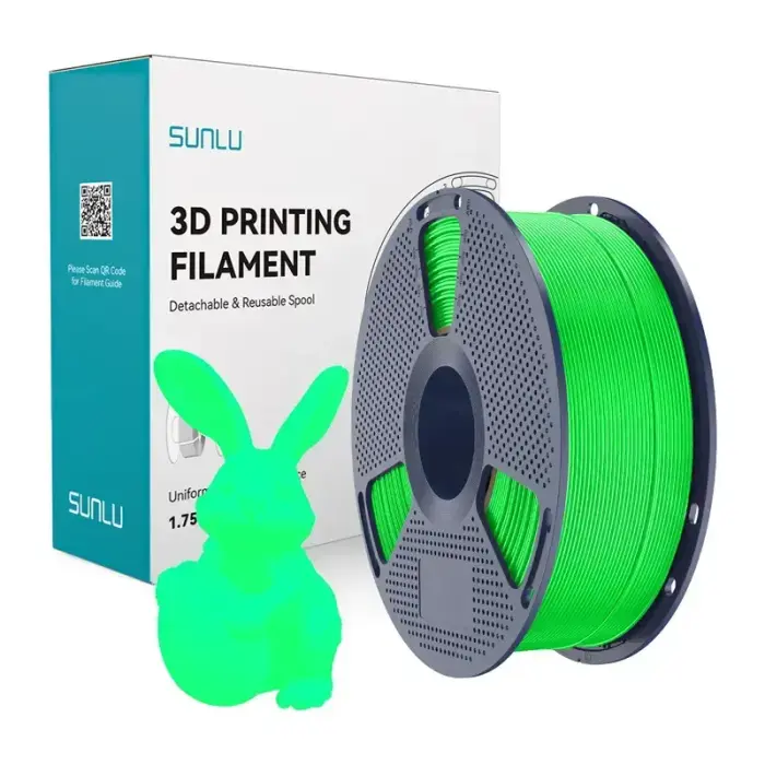 Sunlu PLA Glow In The Dark kvēlojošs pavediens – zaļš