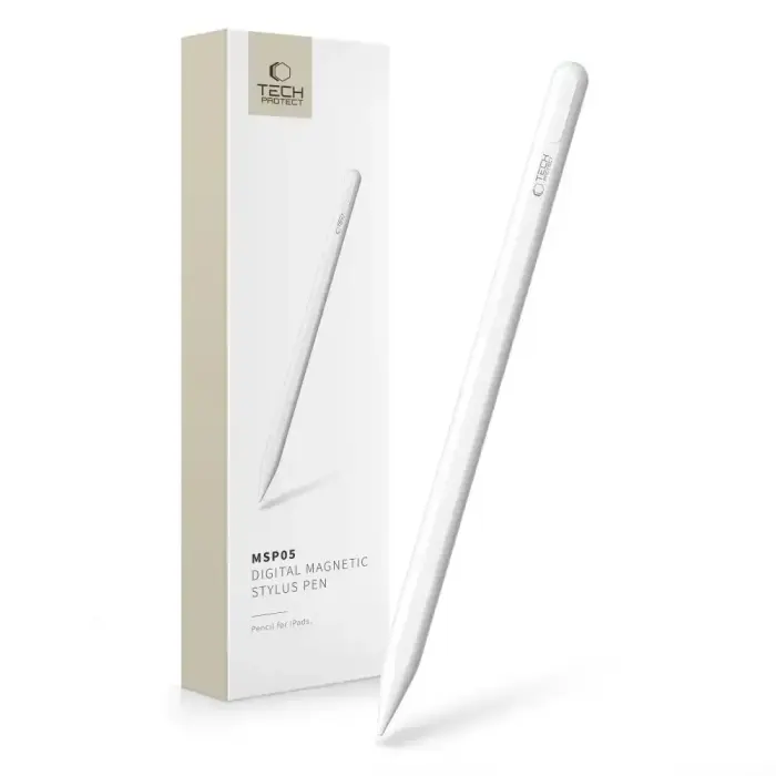 TECH-PROTECT MSP05 DIGITAL MAGNETIC STYLUS PEN IPAD WHITE