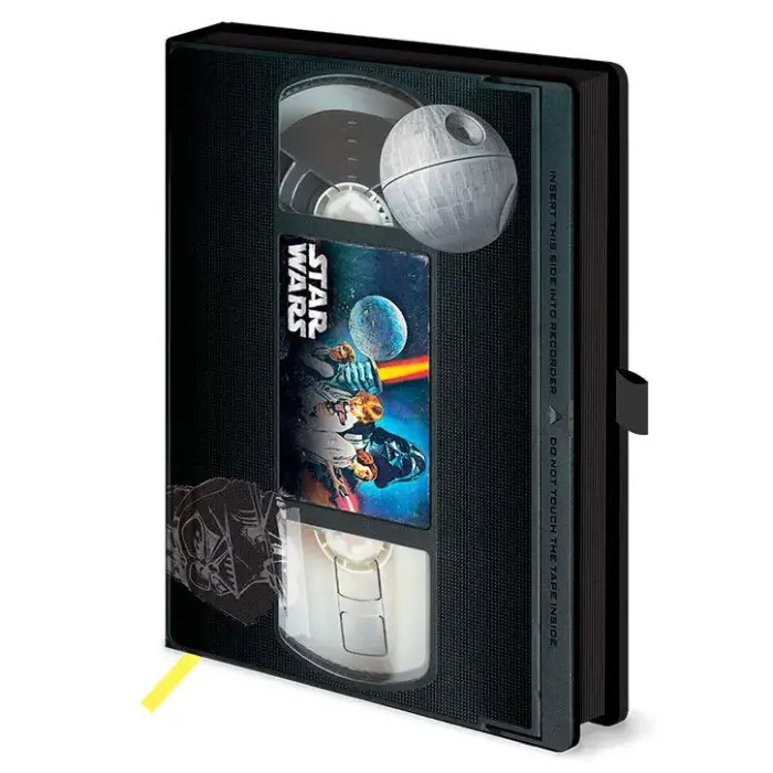 Star Wars VHS premium A5 märkmik