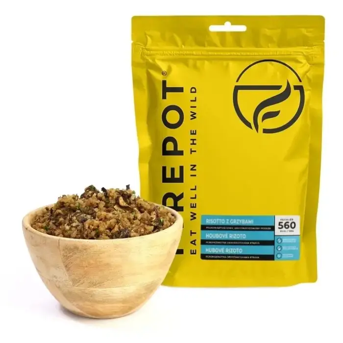 Dehydrated Meal Firepot Porcini Mushroom Risotto - 560 kcal