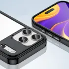 Outer Space vāks iPhone 17 Pro Max - Melns/Caurspīdīgs — Foto 6
