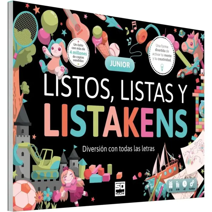 Listos Listas y Listakens Junior lauamäng