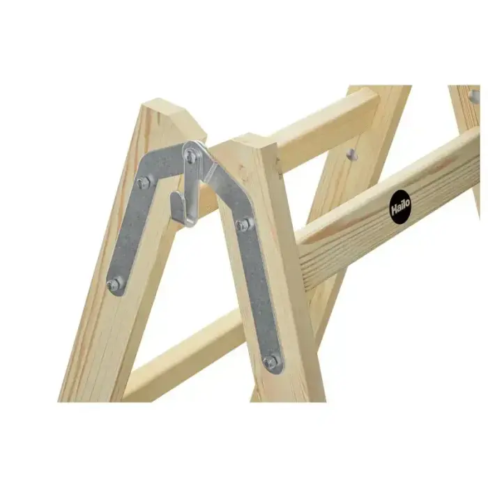 Kahepoolne redel H40 StandardLine / puidust / 2x5 astet Photo