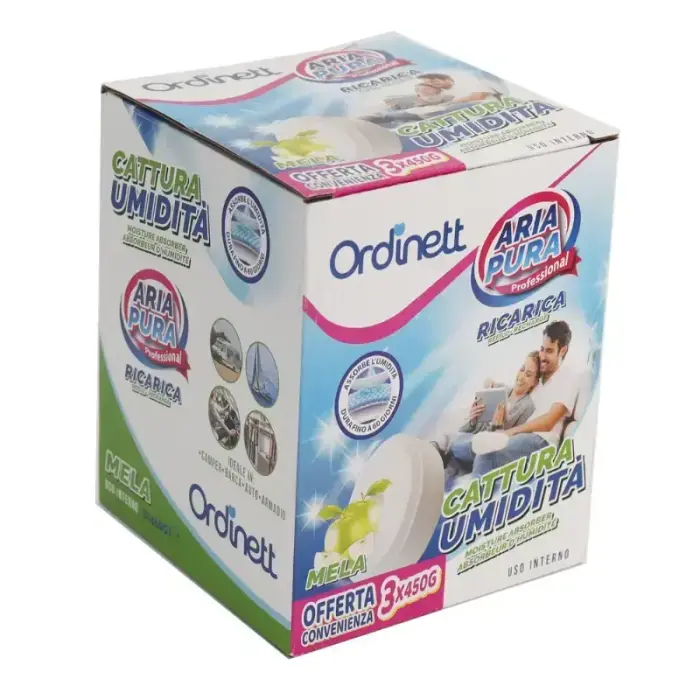 Moisture Absorbent Refill Tablets, 450g x 3 pcs, Apple Scent