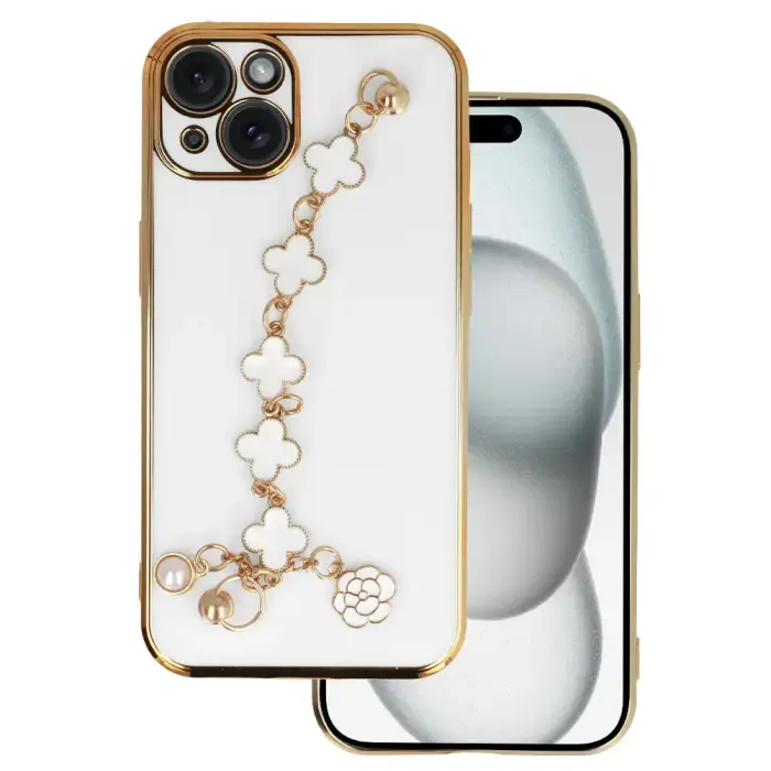 Trend Case dėklas iPhone 15 Plus - Baltas