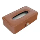 Tissue box with strap brown Фото num