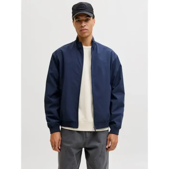Jack&Jones Vyriški Bomber striukė JJECHARGE STAND COLLAR BOMBER NOOS 12288895 NAVY BLAZER, dydis 2XL
