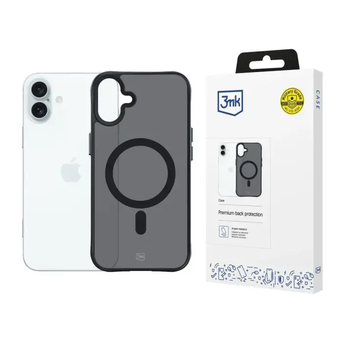 3mk Smoke MagCase ümbris iPhone 16 Plus
