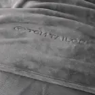 Tom Tailor Microfiber Throw Blanket 150x200 cm, Graphite Solid — Photo 3