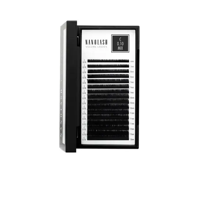 Nanolash VOLUME LASHES Extensions dirbtinių blakstienų rinkinys 6-13 mm