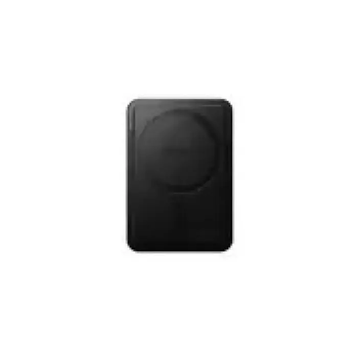 NOMAD Leather Mag Wallet – leather wallet compatible with MagSafe and Apple Find My (black)