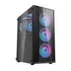 Darkflash DK352 Plus Computer Case with 4 fans (Black) — Photo 1