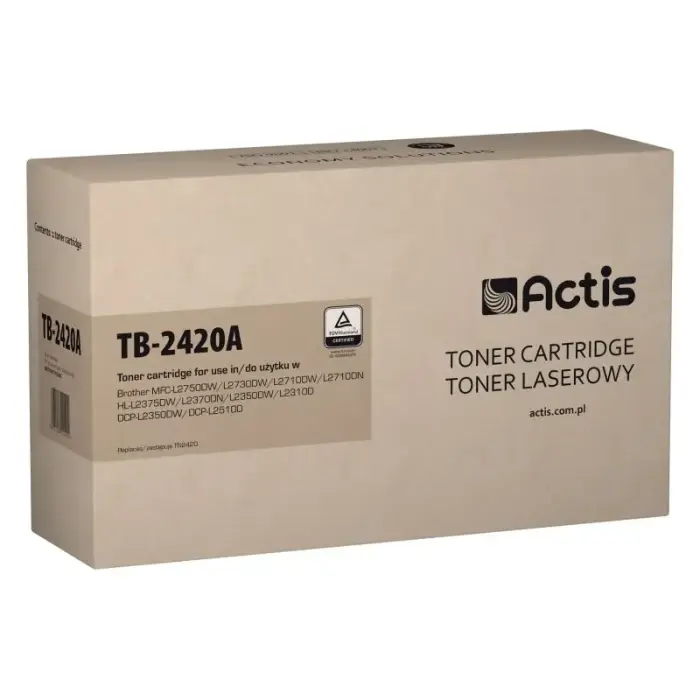 Actis TB-2420A tooner (asendab Brother TN-2420A; Supreme; 3000 lehekülge; must)