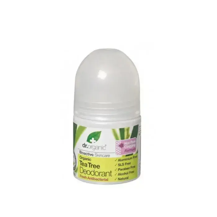 Dr Organic Teepuu deodorant rullik 50ml