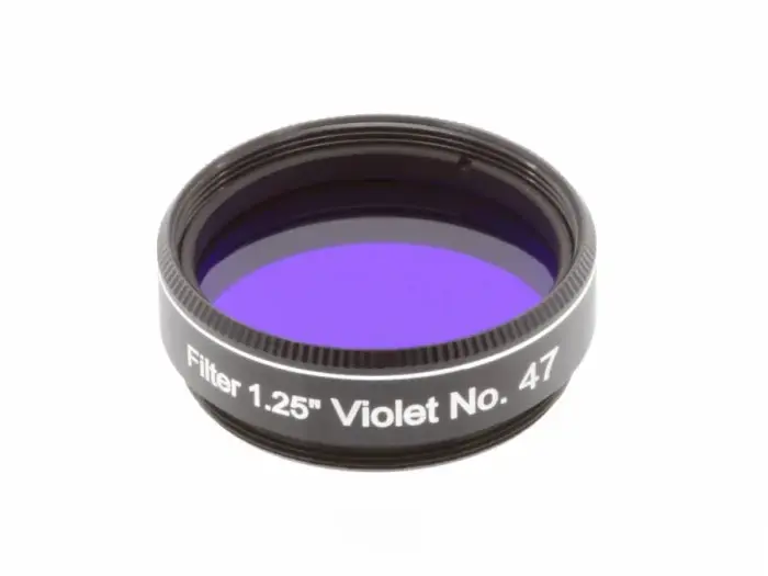 Explore Scientific 1.25" violets No.47 krāsu filtrs