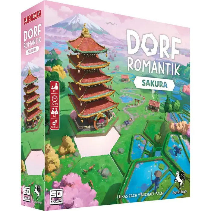 Spāņu Dorfromantik Sakura galda spēle