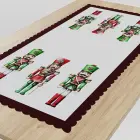 Christmas table runner 50x100 cm Nutcracker — Photo 4