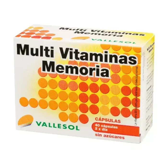 Vallesol Multivitaminai Atminčiai 40 Kapsulių
