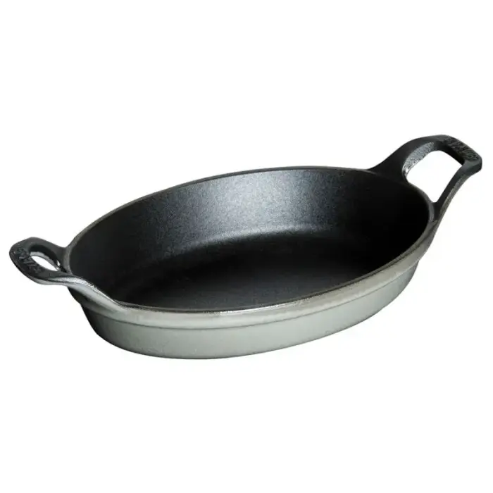 Staub Oval Mini Baking and Gratin Dish - 250 ml, Graphite