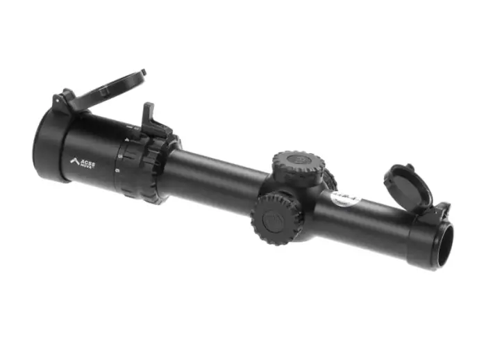 SLx 1-6x24mm SFP šautuvo taikiklis Gen IV Illuminated ACSS Nova Fiber Wire Reticle – juodas