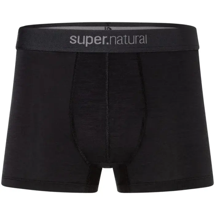 Super.natural Tundra175 Boxer 2-Pack Thermal Underwear – jet black/jet black - Rozmiar: L
